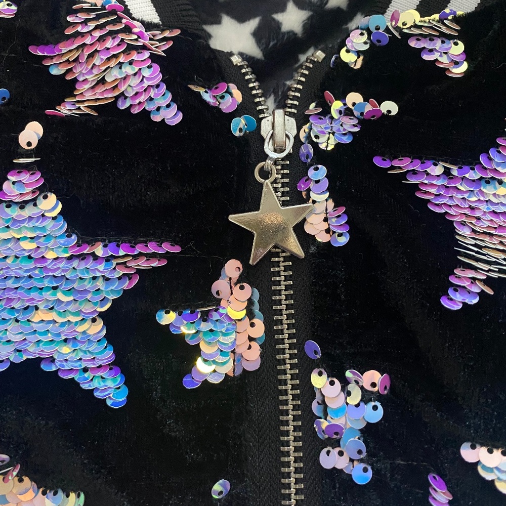 Lola and the Boys Girls Sparkle Bomber